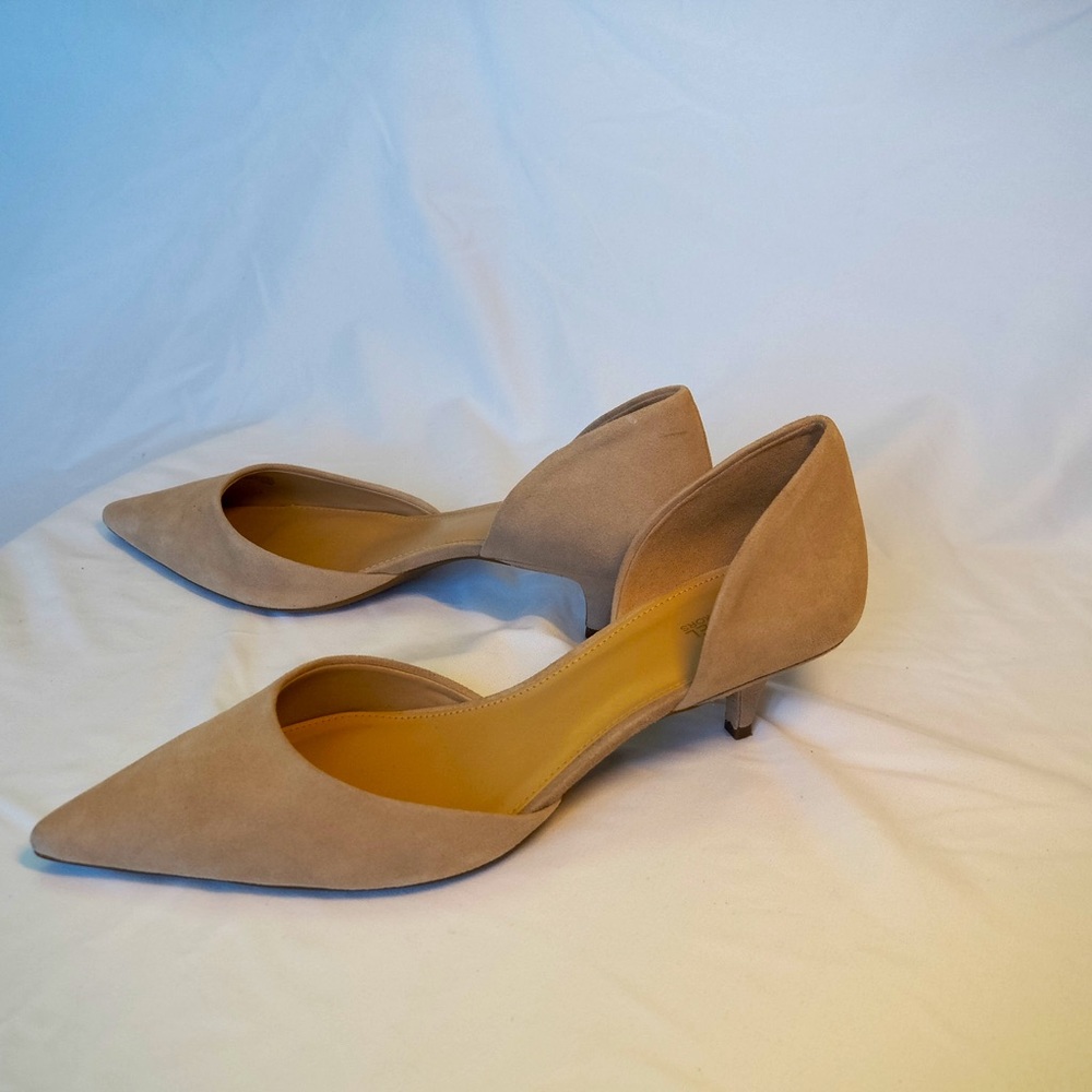 Michael Kors suede heals